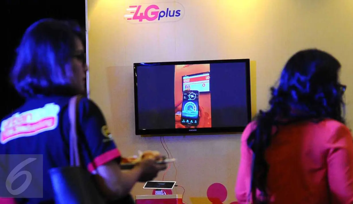 Suasana peluncuran layanan Indosat internet 4G LTE, Jakarta, Senin (30/11/2015). (Liputan6.com/Angga Yuniar)