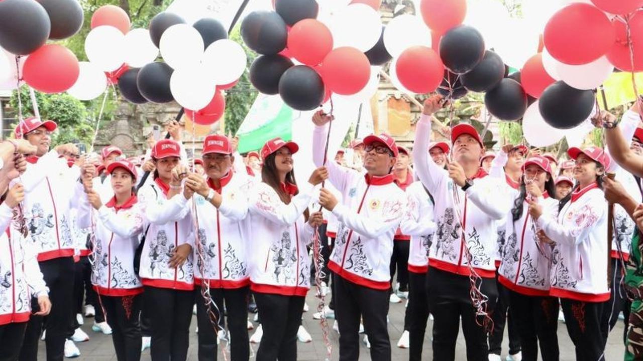Trivia Porprov Bali: Wakil Wali Kota Denpasar Lepas 1.038 Kontingen Denpasar Porprov Bali, Target Juara Umum!