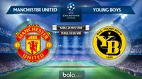 Jadwal Liga Champions 2018-2019, Manchester United vs Young Boys. (Bola.com/Dody Iryawan)