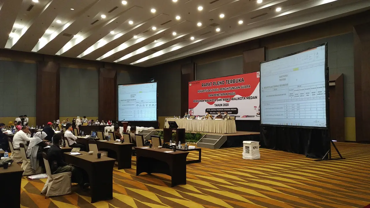 Rapat Pleno KPU Medan