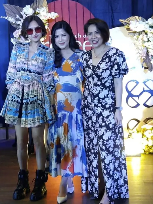 Founder and CEO TBF Consultant, Melinda Babyanna, turut mendukung peluncuran koleksi Tropical Lush dari Renee Homewear di Jakarta, Minggu (27/11/2022)