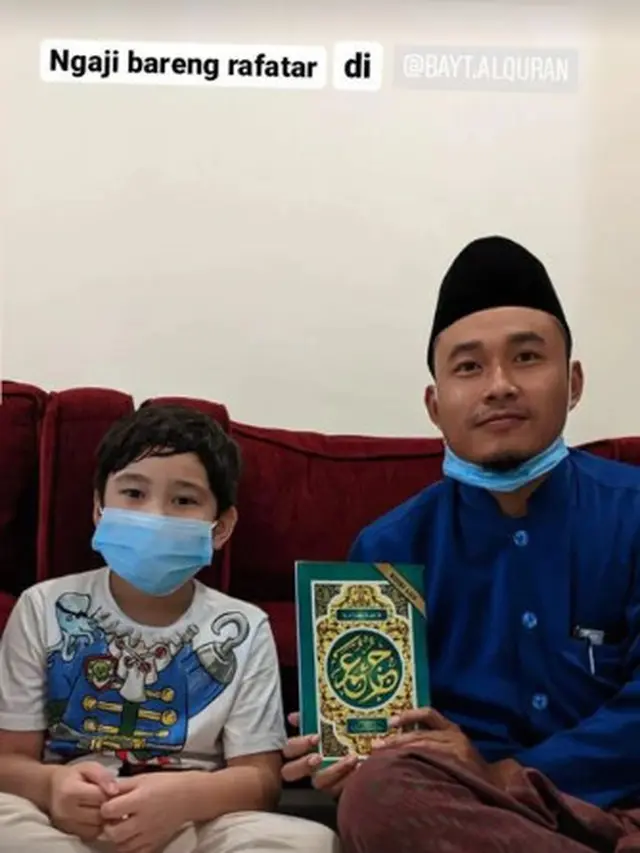 6 Potret Rafathar Jalani Pesantren Kilat, Akrab Bareng santri Lain