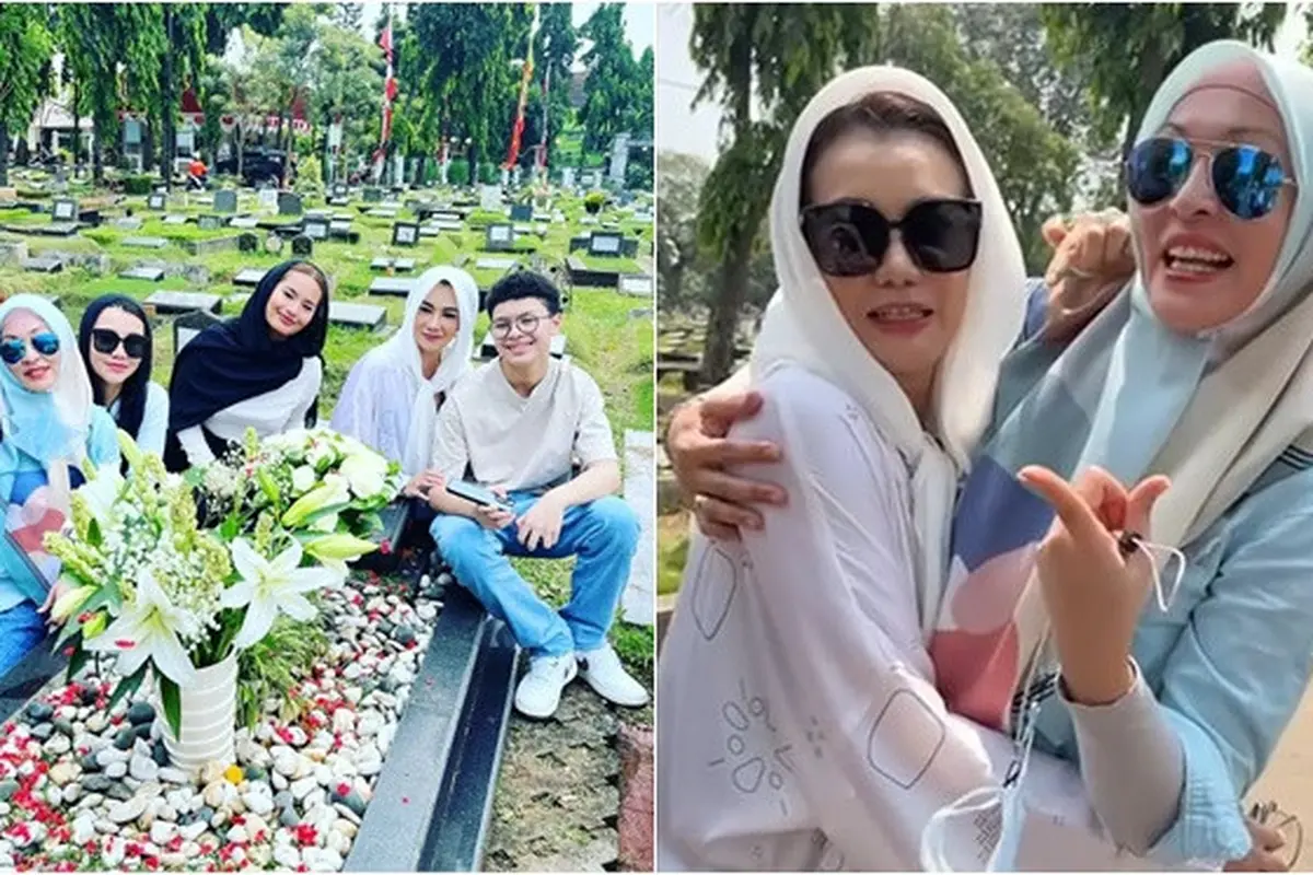 Ziarah Bareng, Ini 6 Potret Pertemuan Angelina Sondakh dan Reza Artamevia
