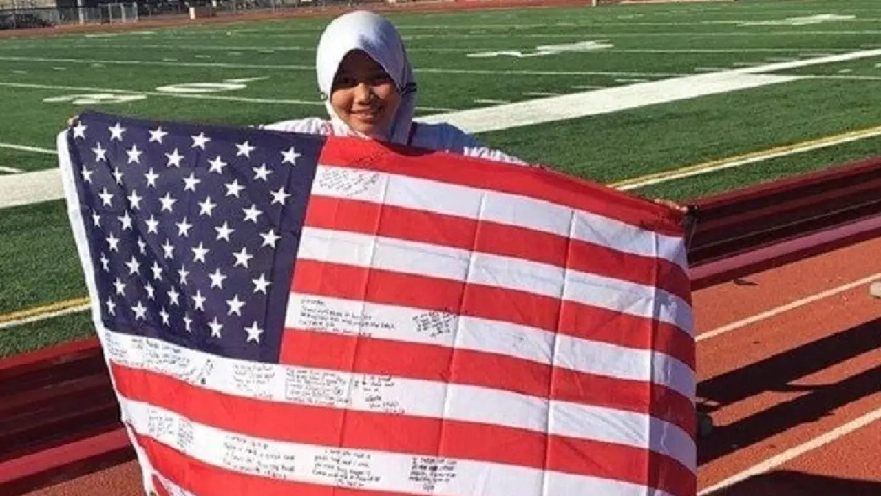 Nuhzatul Ainiyah yang mengikuti program pertukaran pelajar Youth Exchange Study (YES) mesti menjalani puasa dan lebaran di Amerika ( Nuhzatul Ainiyah)