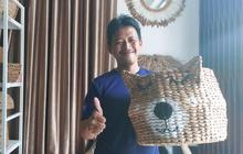 Kisah Luthfi Craft, Anyaman Eceng Gondok dari Bantul yang Tembus Pasar Dunia