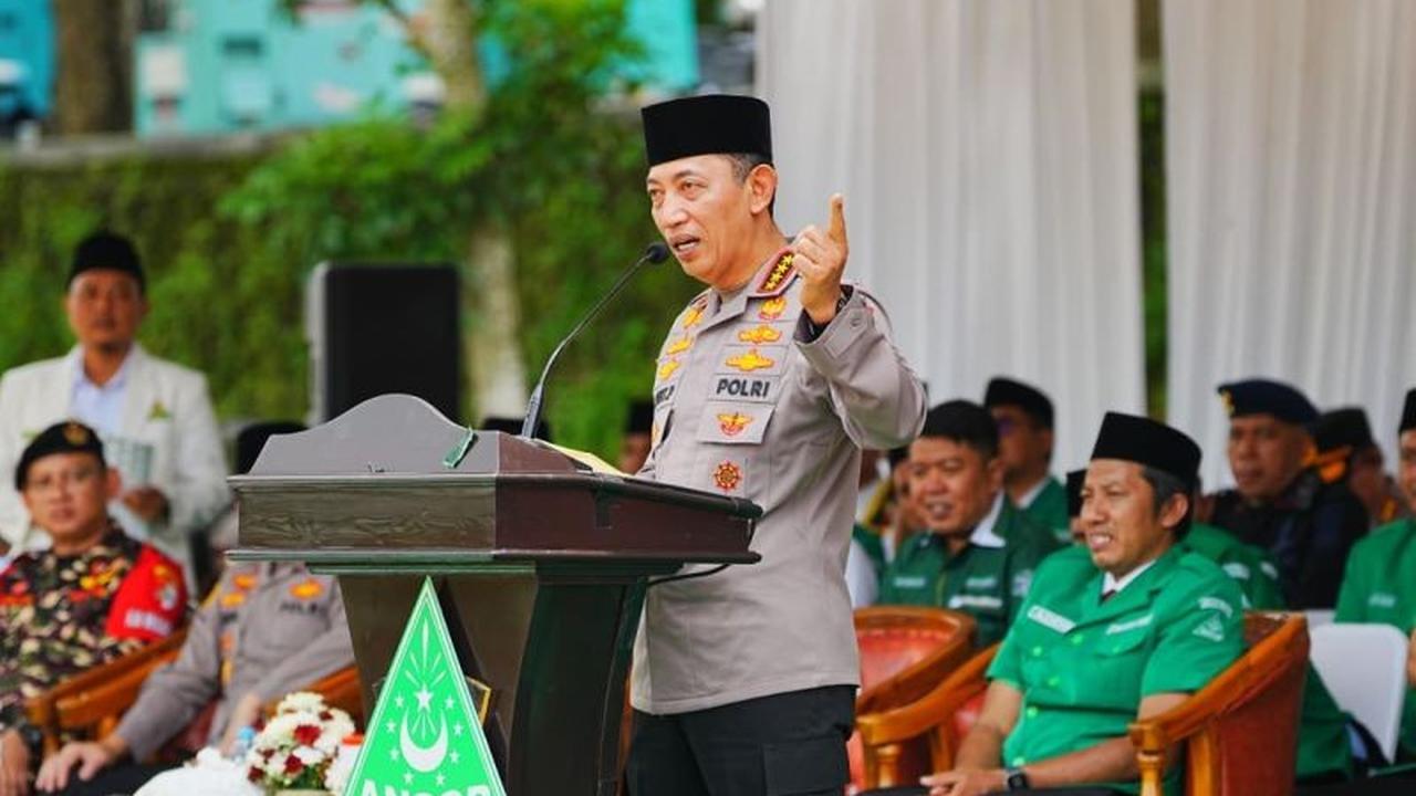 Sinergi Polri GP Ansor Banser: Kapolri Ajak Jaga Kamtibmas dan Kawal Program Pemerintah