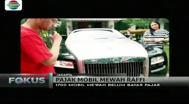 Petugas BPRD sidak rumah Raffi Ahmad untuk mengecek pajak kendaraan presenter dan pemain film tersebut.