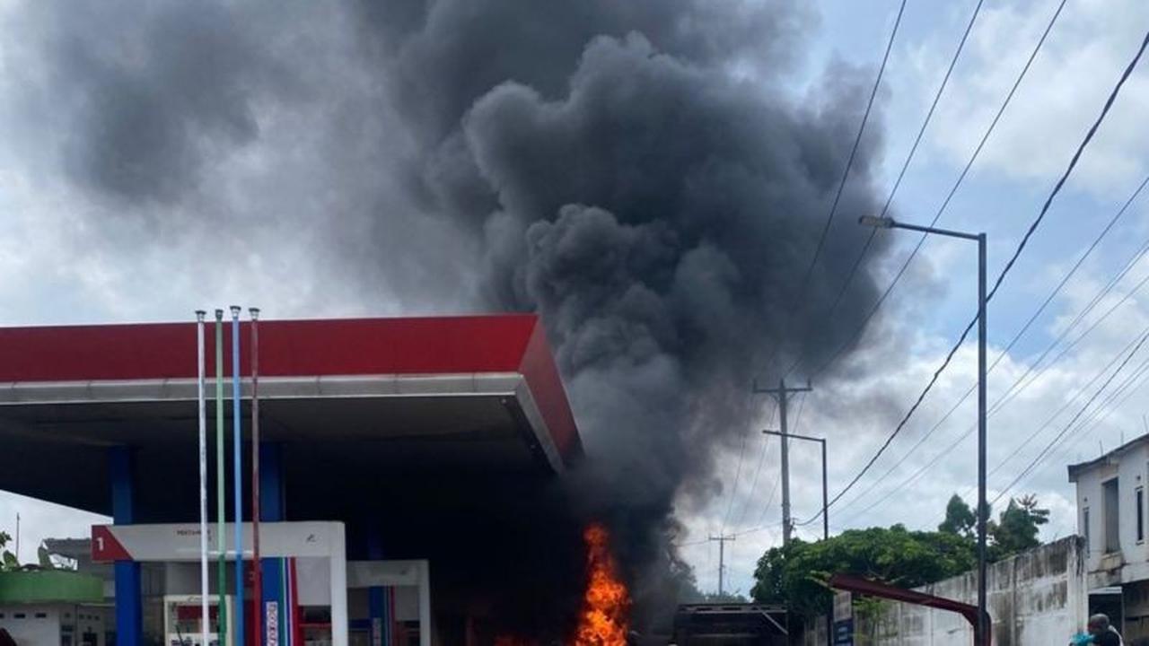 Kapolda Jambi Ingatkan Pengelola SPBU Terapkan Standar Operasional Pasca Kebakaran SPBU di Bungo