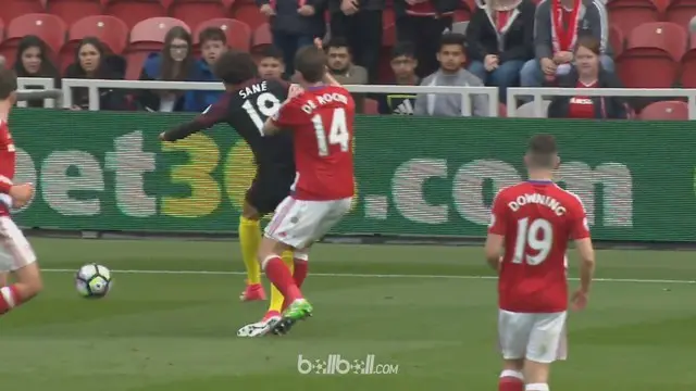 VIDEO: Aksi Diving Terbaik di Premier League dari Gelandang Manchester City, Leroy Sane