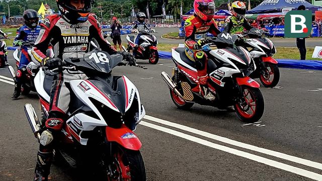 Start Lomba Kelas YCR 10 di Yamaha Cup Race 2020 Boyolali