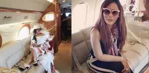 Ternyata, kegemaran menaiki jet pribadi tak hanya dimiliki Syahrini saja.