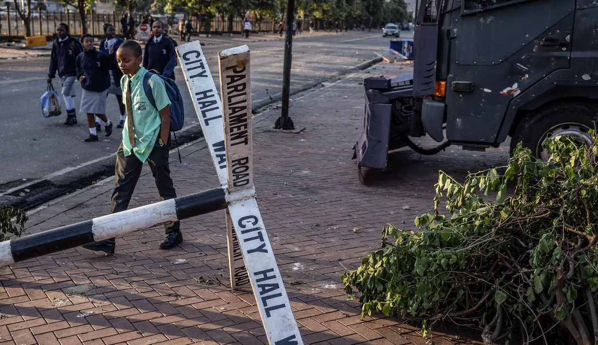 Kenya berada dalam kondisi tidak stabil menyusul kekacauan yang belum pernah terjadi sebelumnya. (LUIS TATO/AFP)