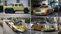 Bikin Geger, Turis Saudi Bawa Mobil Emas ke London