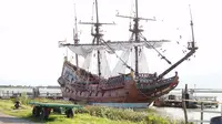 Replika Kapal Batavia yang dipajang di Belanda (Public Domain)