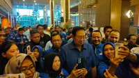 Presiden RI ke 6 SBY kembali singgah di Cirebon setelah Tour De Java. Foto (Liputan6.com / Panji Prayitno)