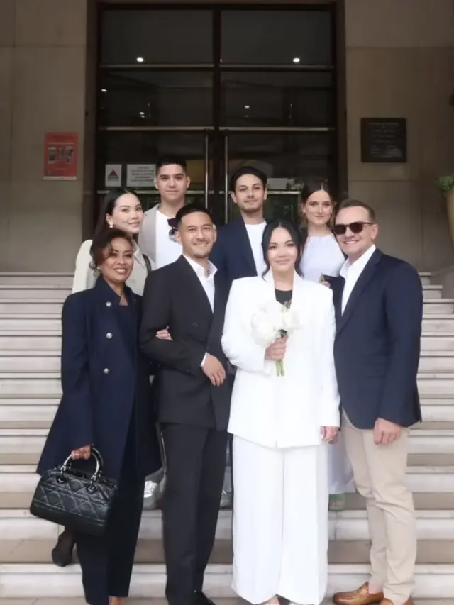 Alyssa Daguise di Pernikahan Kakaknya di Paris, Serasi dengan Al Ghazali. [@alyssadaguise]