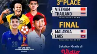 Jadwal dan Live Streaming Final Piala AFF U-19 2022 di Vidio Hari Ini. (Sumber : dok. vidio.com)