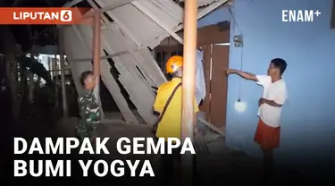 Dampak Gempa Bumi Yogyakarta Dirasakan oleh Sejumlah Warga Sekitar