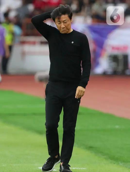 Yang terakhir adalah ketika Shin Tae-yong gagal membawa timnas Indonesia melaju ke semifinal Piala AFF 2024. (Liputan6.com/Helmi Fithriansyah)