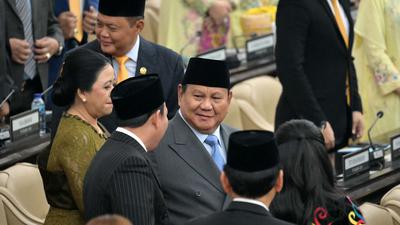 Presiden Prabowo Menghadiri Sidang Tahunan di Gedung DPR