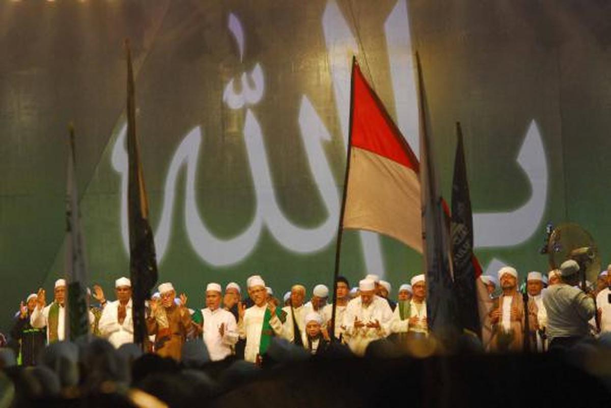 Jokowi hadiri malam dzikir akbar di Monas