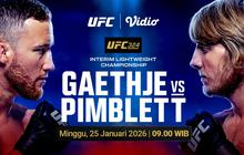 Saksikan Live Streaming UFC 324: Justin Gathje vs Paddy Pimblett, Tayang Eksklusif di Vidio