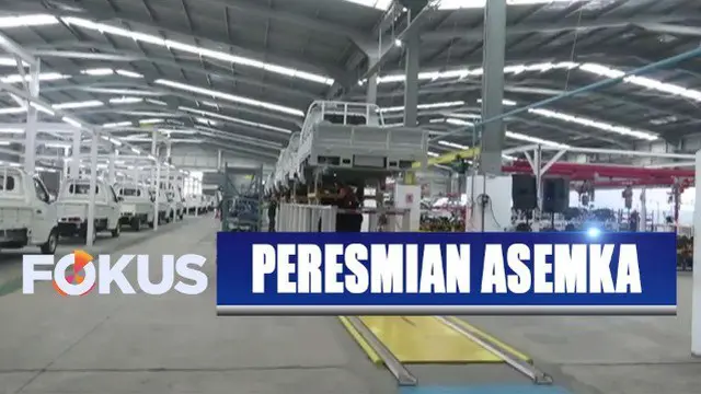 Presiden Jokowi meresmikan pabrik mobil Esemka seluas 115 meter persegi di Boyolali, Jawa Tengah.