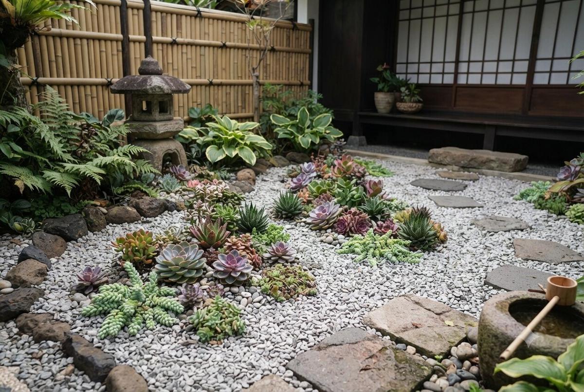 Gravel Garden Ala Jepang yang Mudah Ditiru di Rumah