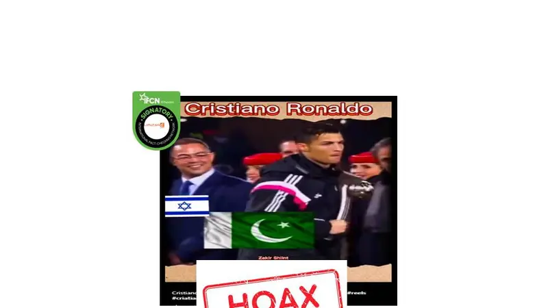Cek Fakta Ronaldo tak salaman dengan orang Israel