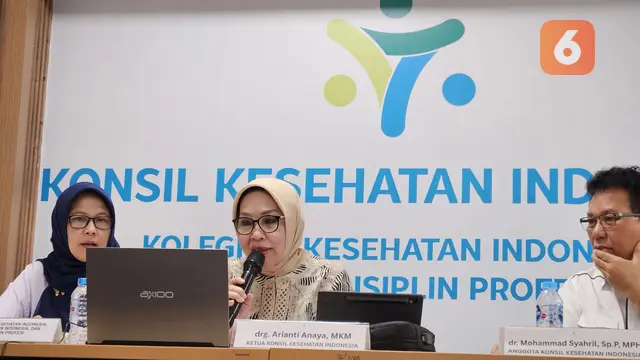 Ketua KKI, drg. Arianti Anaya, MKM (Foto: Aditya Eka Prawira/Liputan6.com)