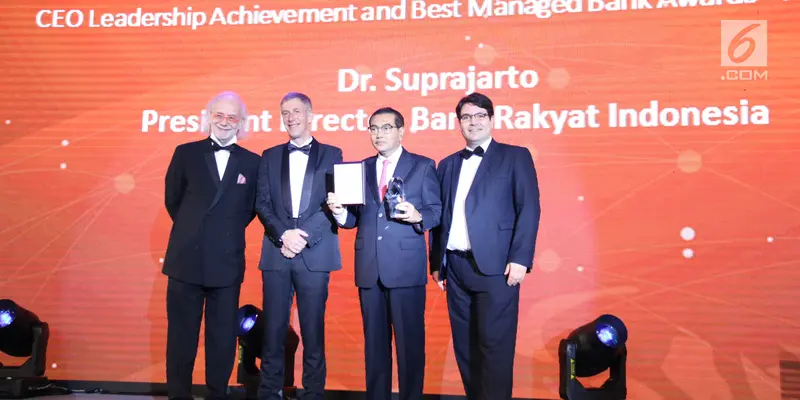 CEO BRI Raih The Asian Banker CEO Leadership Achievement