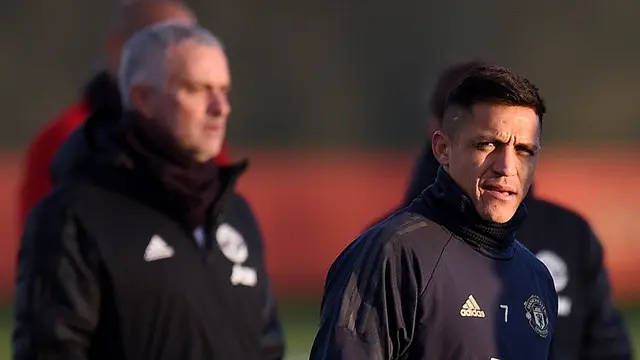 Penyerang Manchester United, Alexis Sanchez.