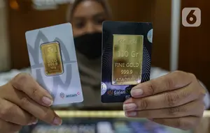 Harga Emas 24 Karat Antam hingga Pegadaian Kompak Turun 12 Agustus 2026
