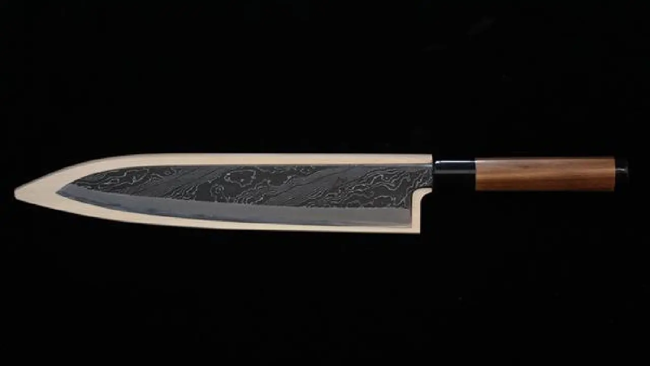 Pisau ini merupakan hasil dari salah satu master asal Jepang, Tsukasa Hinoura.  (Foto: Successstory)
