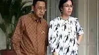 Boediono dan Sri Mulyani 