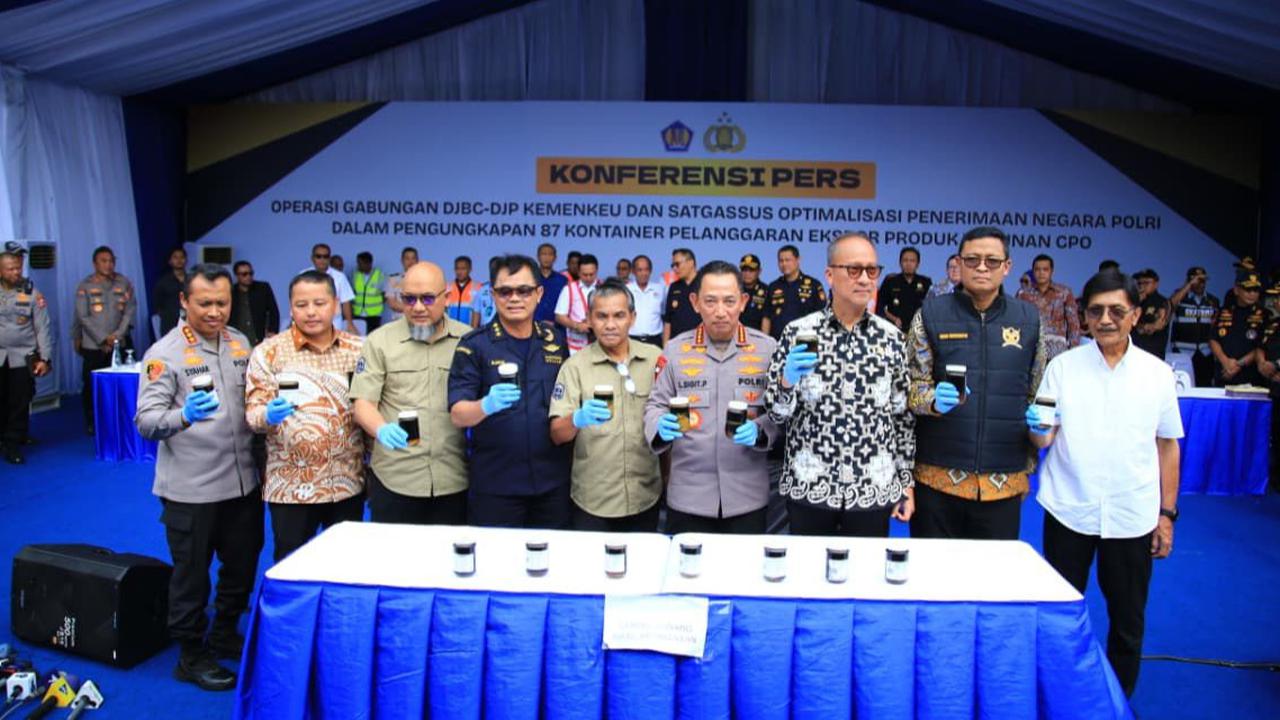 Pelanggaran Ekspor CPO Terbongkar, Operasi Gabungan Kemenkeu–Polri Ungkap Modus Baru