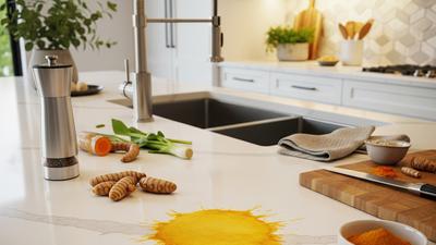 6 Cara Menghilangkan Noda Kunyit di Meja Dapur, Ampuh Pakai Bahan Sederhana di Rumah