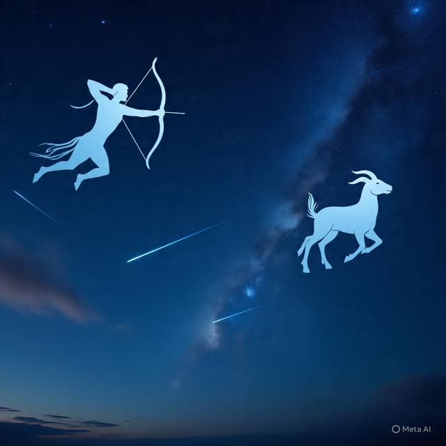 Sagittarius and Capricorn