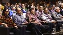 Wakil Presiden RI Jusuf Kalla saat menghadiri Dialog Tingkat Tinggi tentang Pembiayaan dan Asuransi Risiko Bencana selama acara IMF-World Bank Group 2018, Bali, Rabu (10/10). (Liputan6.com/Angga Yuniar)