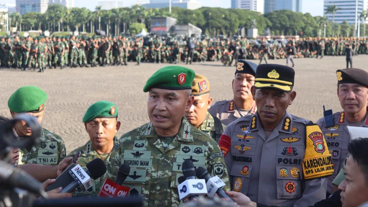 4.500 Personel TNI-Polri Dikerahkan Amankan Ibadah Natal dan Tahun Baru di Jakarta