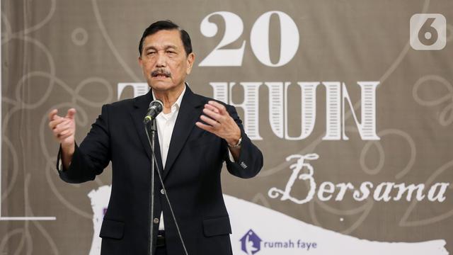 Pendiri dan Ketua Pembina Yayasan Del, Luhut Binsar Pandjaitan. (Liputan6.com/Fery Pradolo)