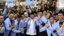 <p>Prabowo Subianto mengucapkan rasa syukur atas dukungan yang diberikan Matahari Pagi pada dirinya. (Liputan6.com/Faizal Fanani)</p>