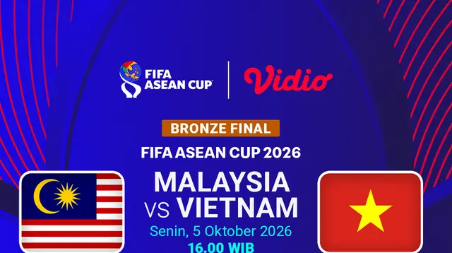 FIFA ASEAN Cup 2026 Bronze Final - Malaysia vs Vietnam: Momentum Kebangkitan dari Kedua Tim di Vidio