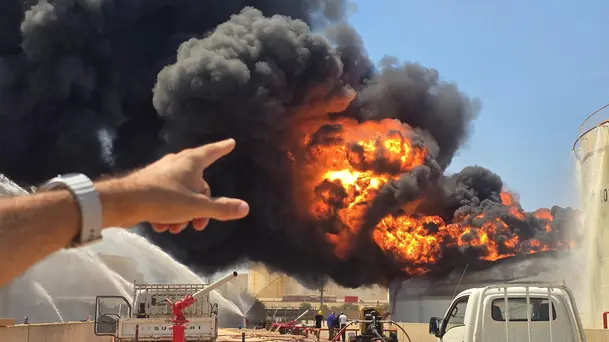 Kebakaran Hebat Kilang Minyak Terbesar Kedua di Libya Dipicu Serangan Drone