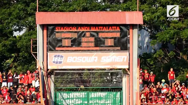 VIDEO: PSM Makassar Ditahan Imbang Perseru Serui 2-2