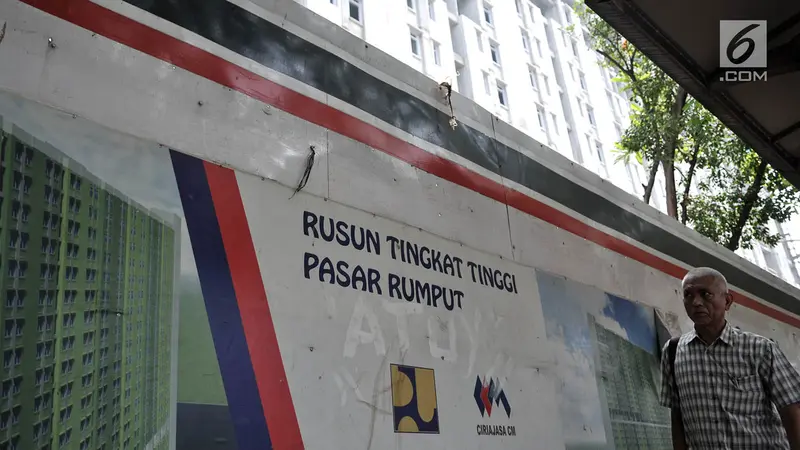 Proyek Rusun Pasar Rumput Dihentikan Sementara