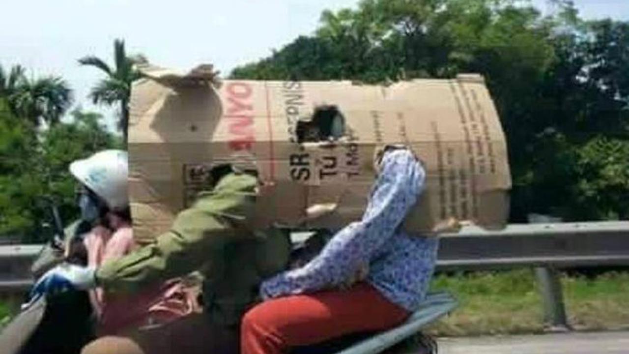 Uniknya Cara Orang Vietnam Menangkal Panas Matahari Menyengat