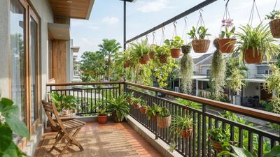 7 Pilihan Tanaman Gantung untuk Balkon Sempit, Cantik dan Mudah Dirawat