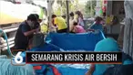 Sudah 2 bulan terakhir, warga Kecamatan Suruh, Semarang, Jawa Tengah, kesulitan mendapat air bersih. Untuk minum mereka terpaksa mengharapkan bantuan atau membeli. Sementara untuk mandi dan mencuci, warga mengandalkan air resapan sungai.