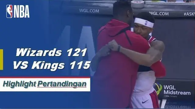 Cuplikan Hasil Pertandingan NBA : Wizards 121 VS Kings 115